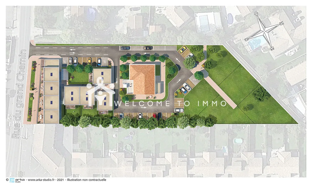 Appartement T3 neuf à Clavette avec extérieur et parking, livraison 2025 