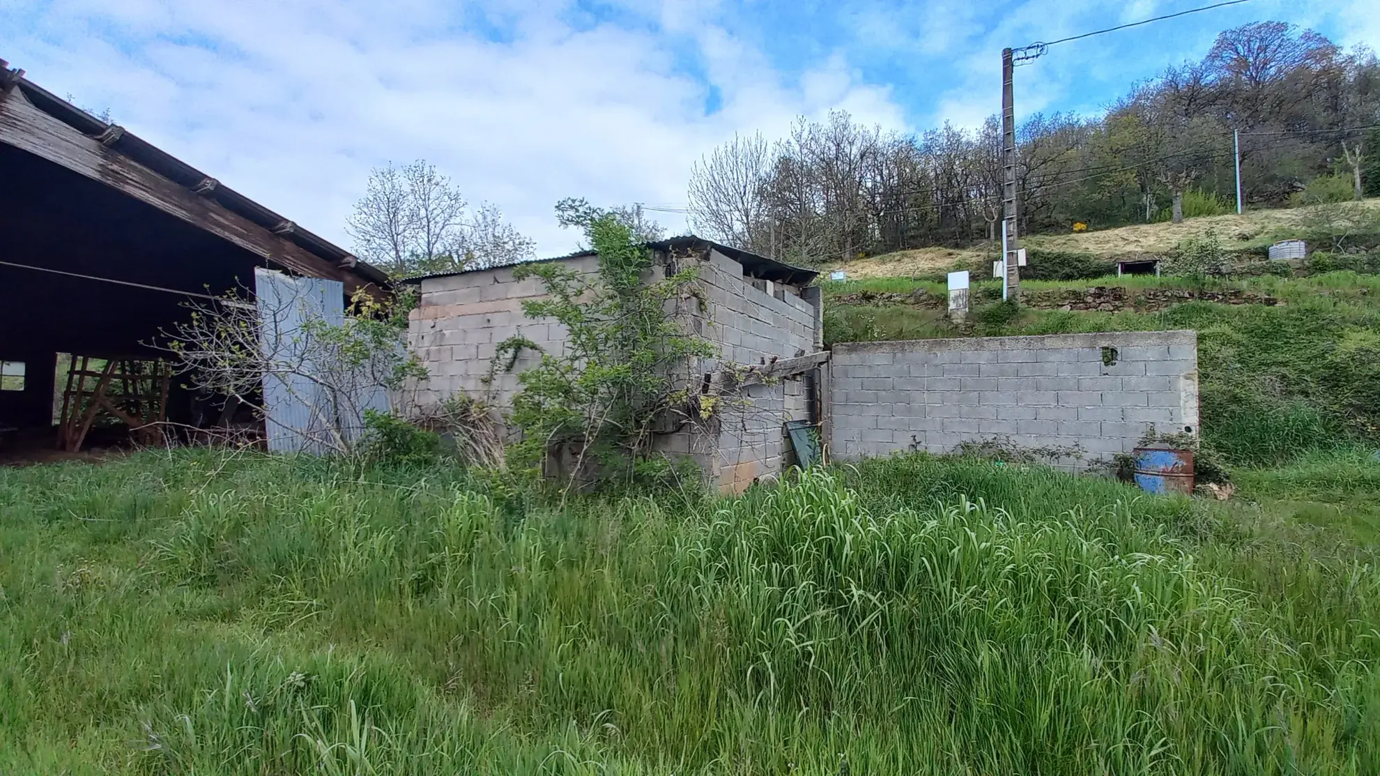 Terrain Agricole de 11 509 m² avec Hangar et Salle de Traite près de Millau 