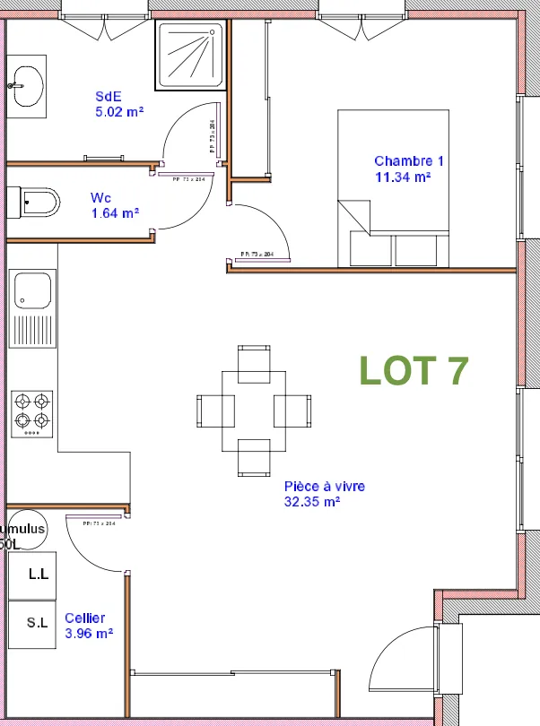 Maison de plain-pied à Medis avec jardin et stationnement - Belle rénovation 