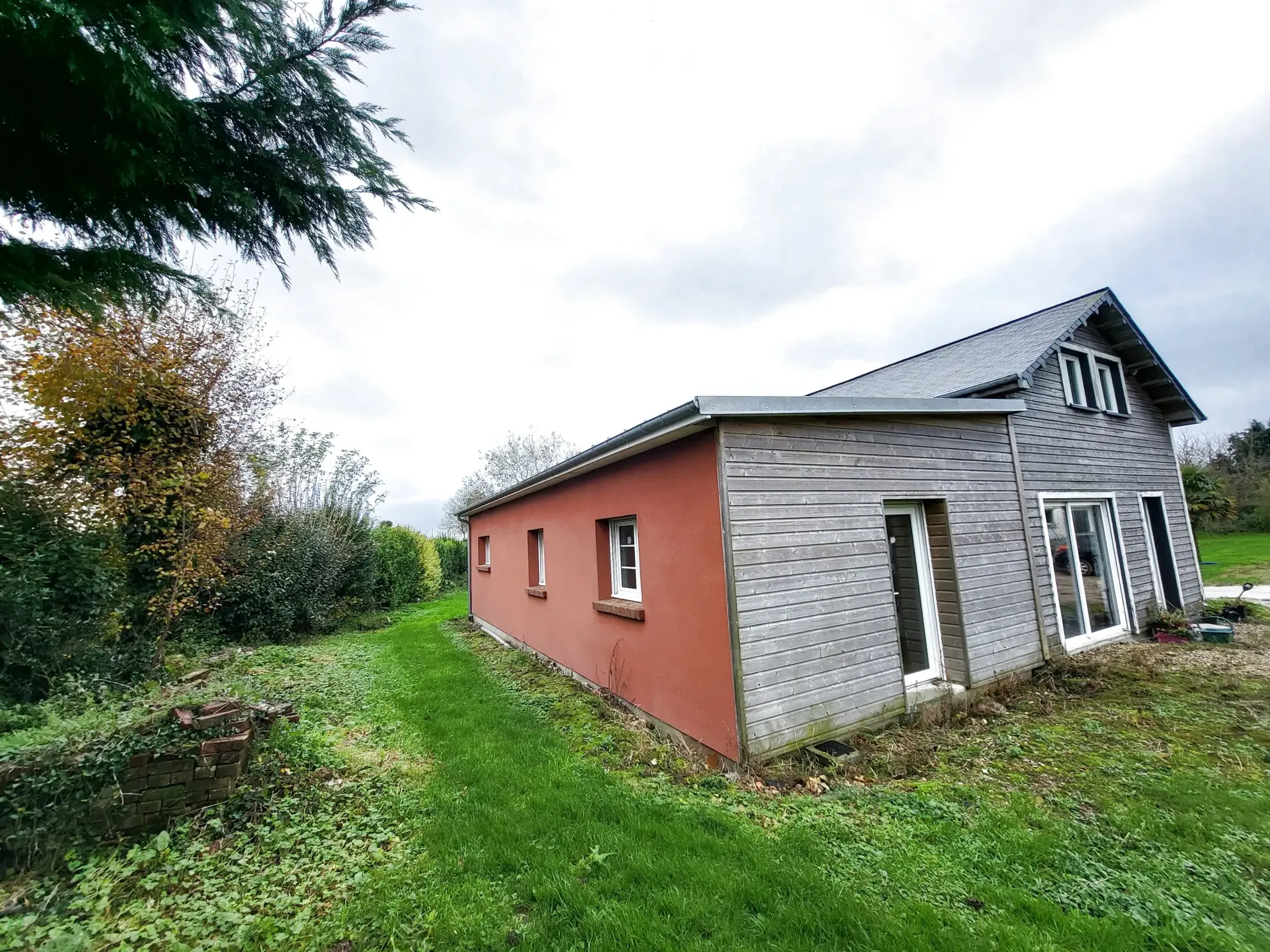 Maison de campagne en ossature bois à Martigny, proche Dieppe 