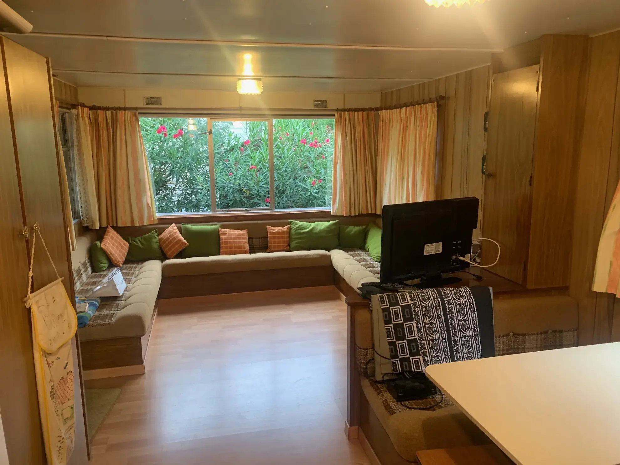 Terrain arboré avec mobil-home à vendre à Argeles-sur-Mer dans résidence sécurisée 