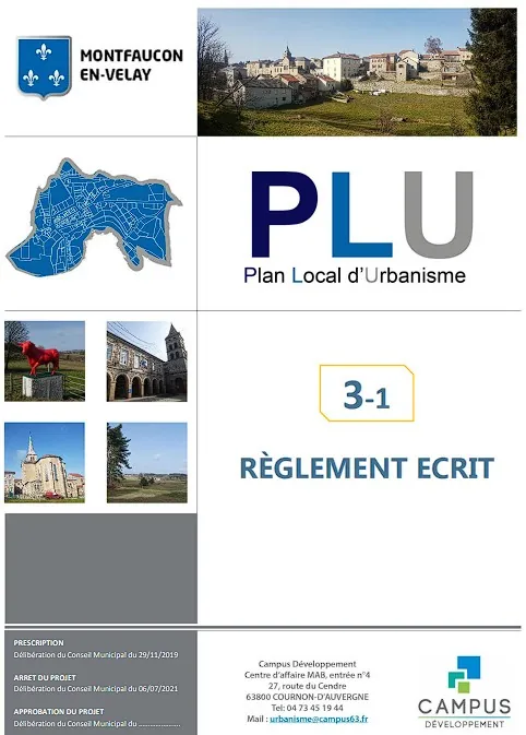Terrain constructible à Montfaucon-en-Velay pour maison individuelle 