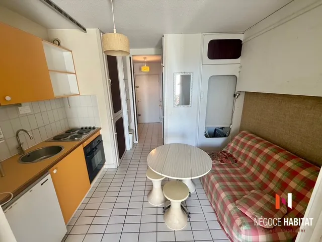 Studio avec Vue Mer, Terrasse et Parking à La Grande Motte 