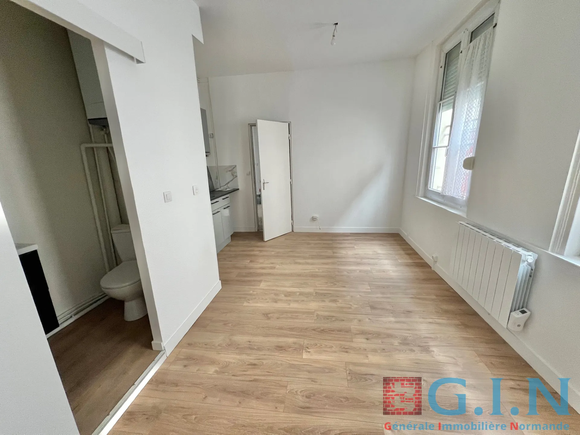 Charmant studio rénové de 17,30 m² à Rouen proche place Cauchoise 