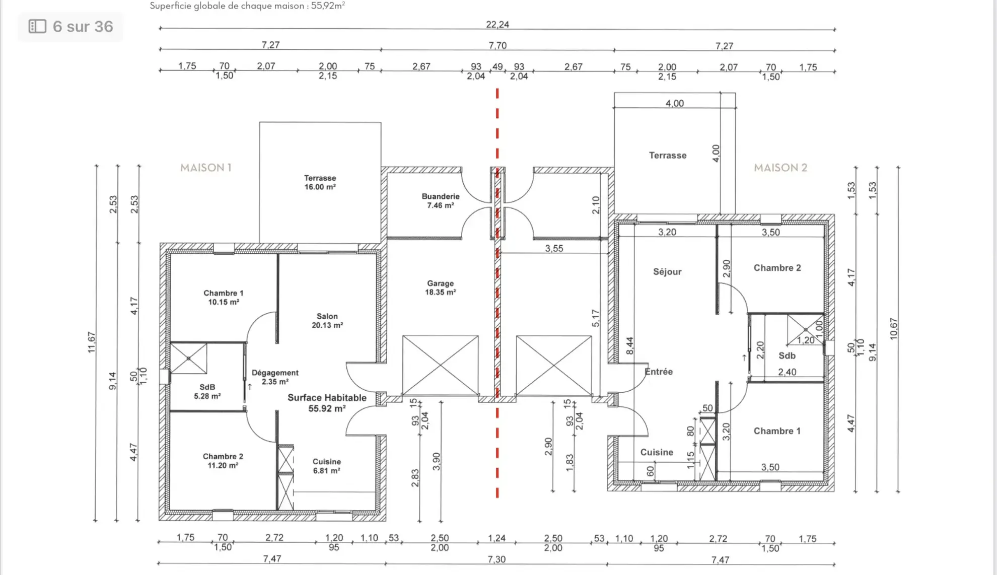 Villa T3 neuve avec jardin et proximité commerces à Salignac-Eyvigues 