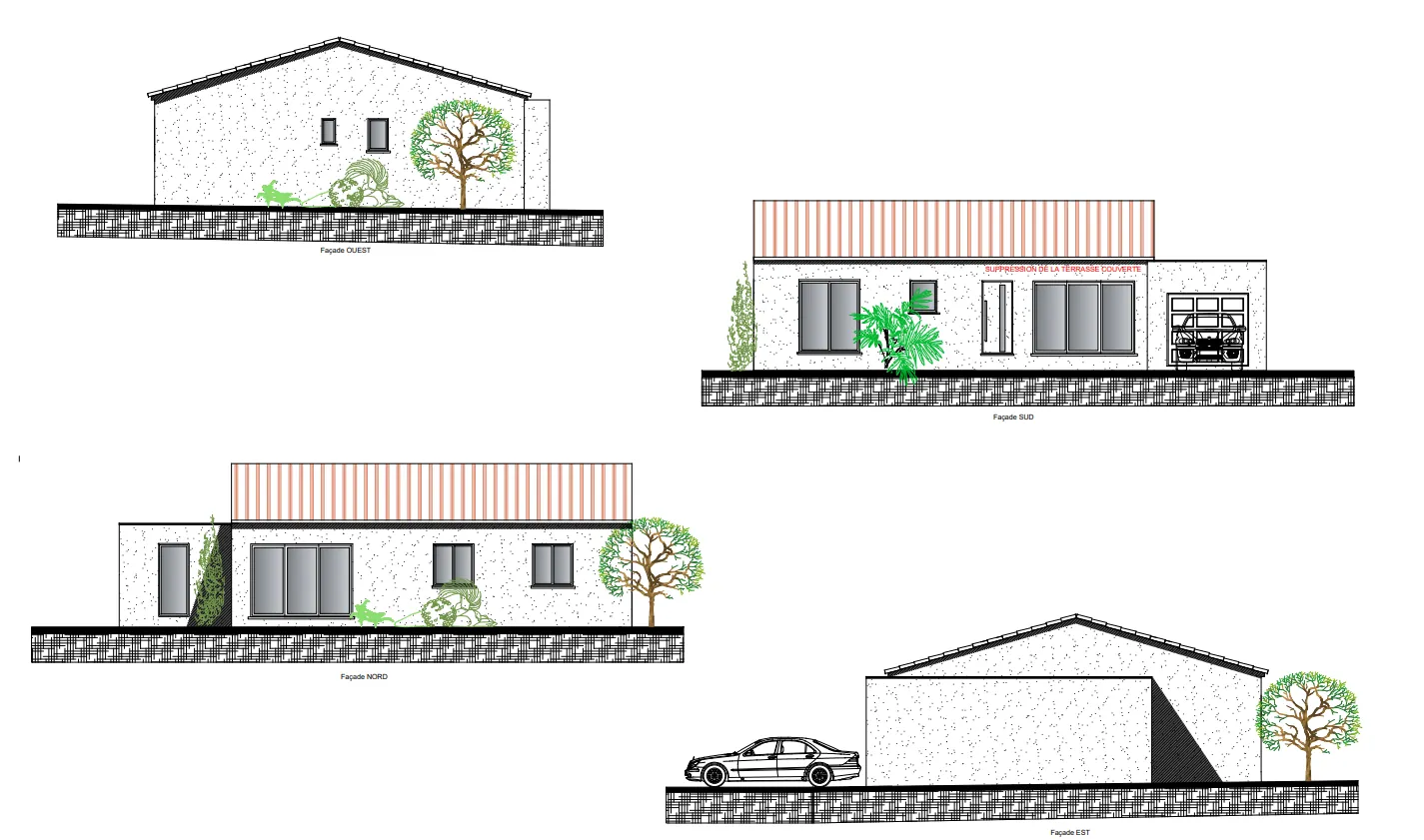 Terrain constructible de 529 m² à Couffoulens avec permis validé 