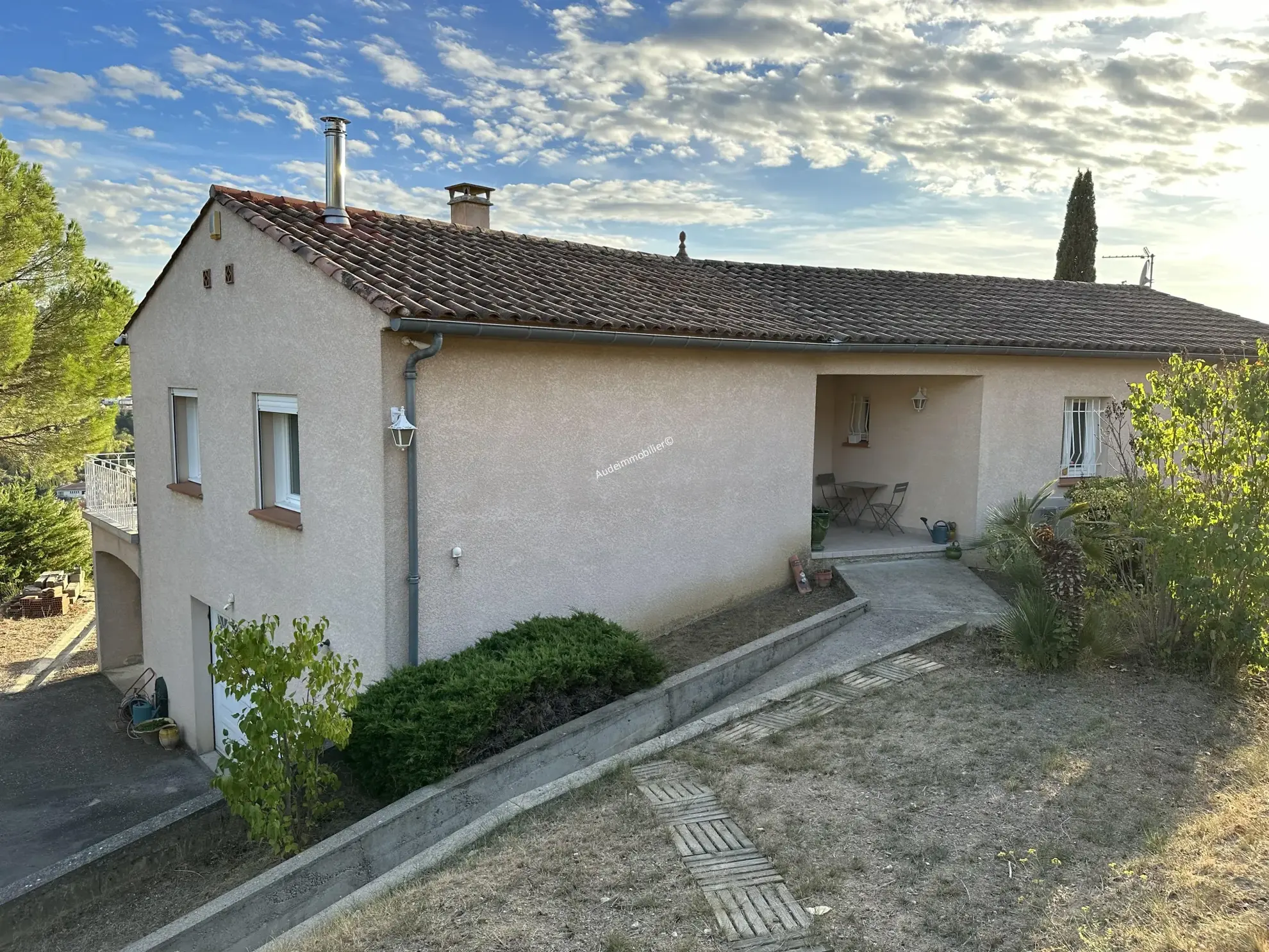 Villa avec vue panoramique sur Limoux et Pyrénées - 3 chambres, grand sous-sol 