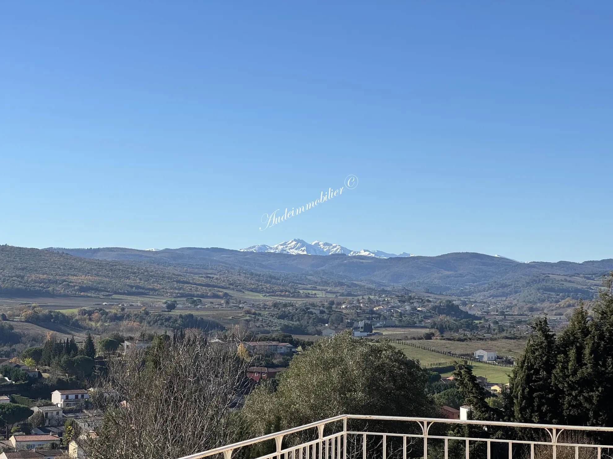 Villa avec vue panoramique sur Limoux et Pyrénées - 3 chambres, grand sous-sol