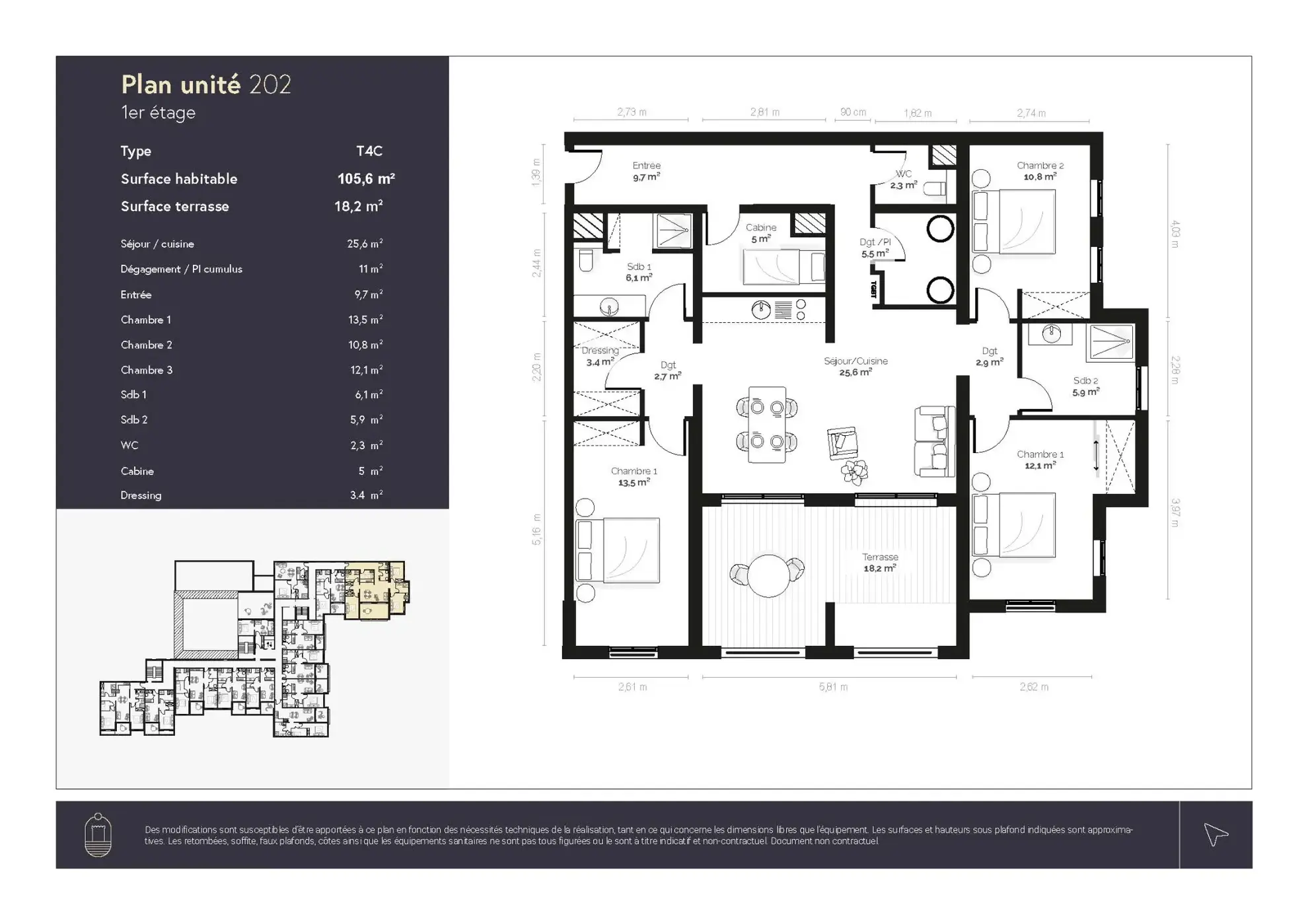 Vue exceptionnelle sur la plage à Pianottoli-Caldarello : résidence haut standing avec piscine et sport 