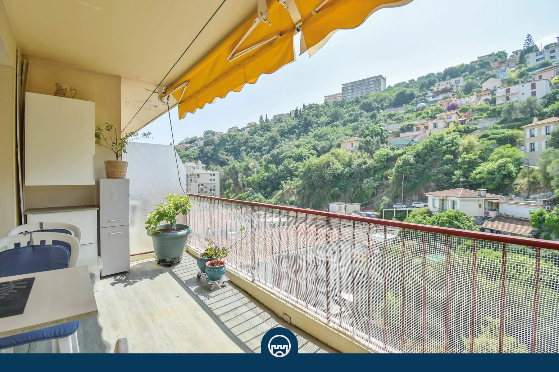 Appartement 3 pièces à Nice Magnan - Dernier étage avec terrasse et Vue Dégagée