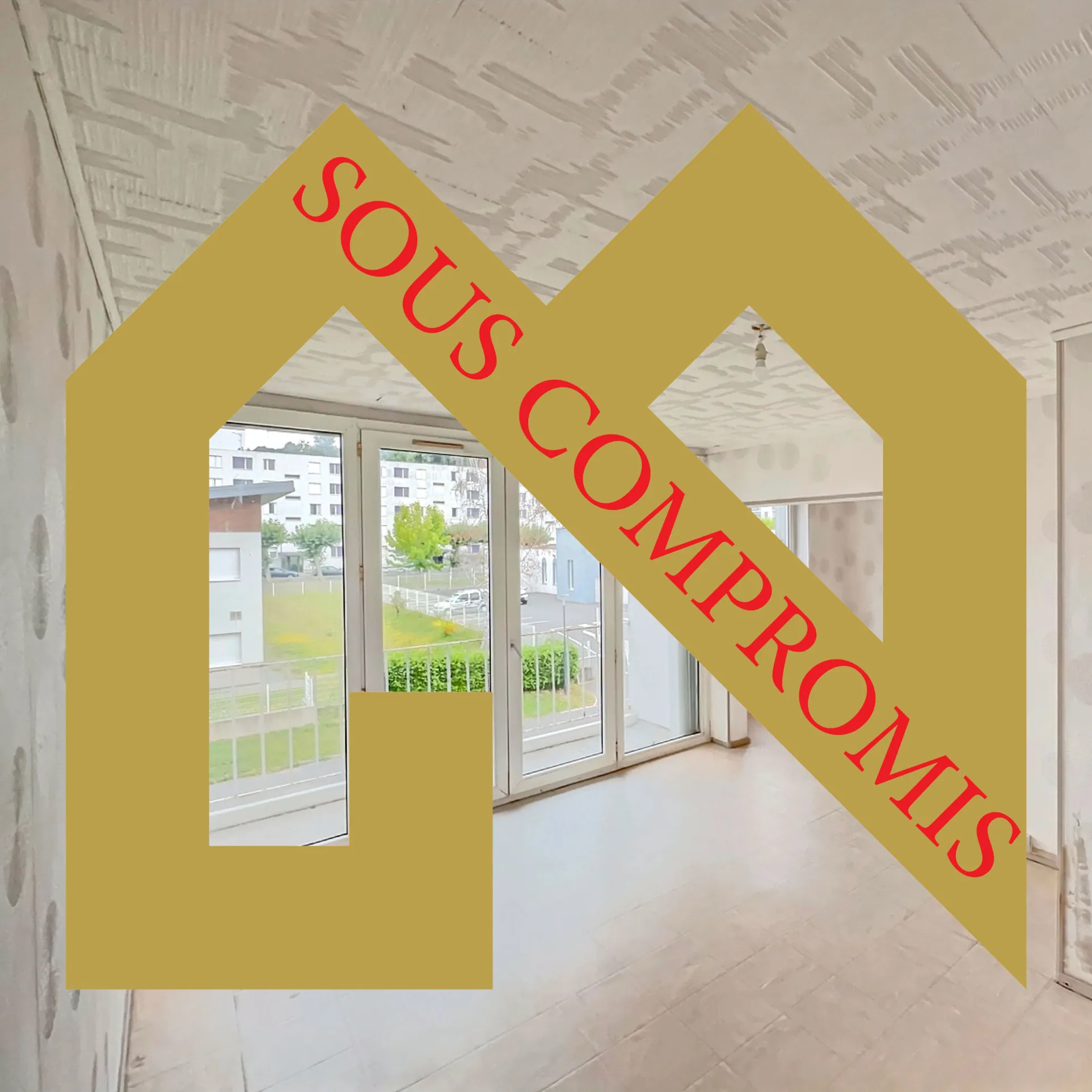 Appartement T3 à Mourenx en vente pour 65 000 Euros - 66 m² avec balcon et cave