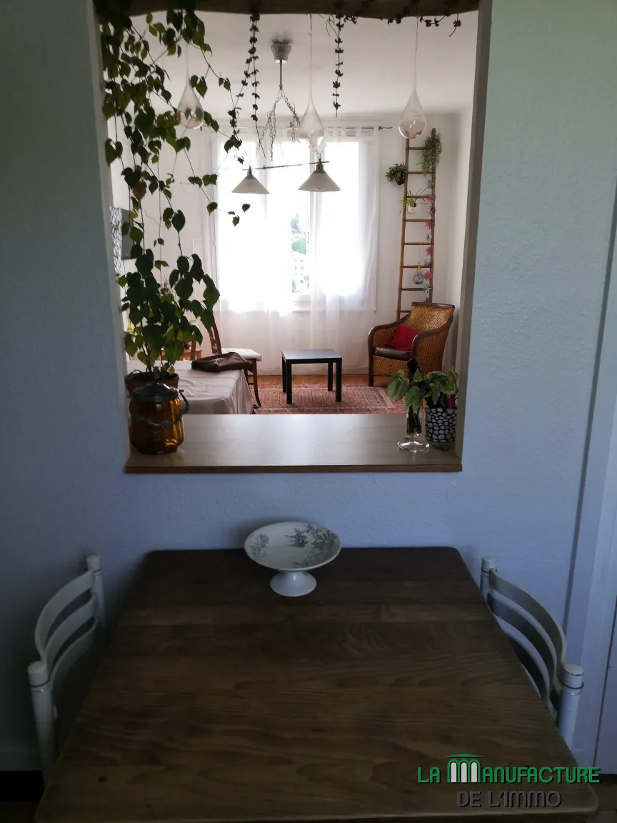 Appartement T3 rénové de 65,93 m² avec balcon et cave à Saint-Étienne