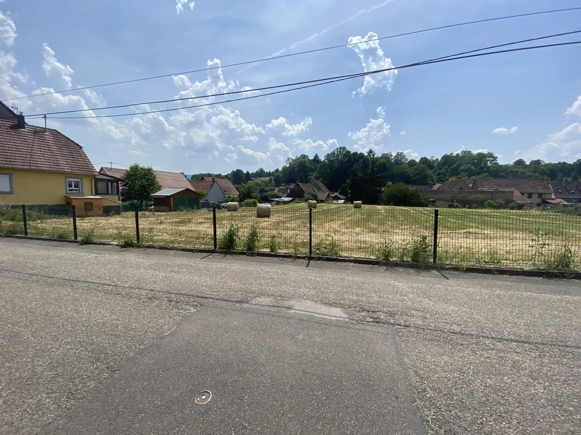 Terrain constructible à Niederhaslach en Alsace à vendre, non viabilisé 