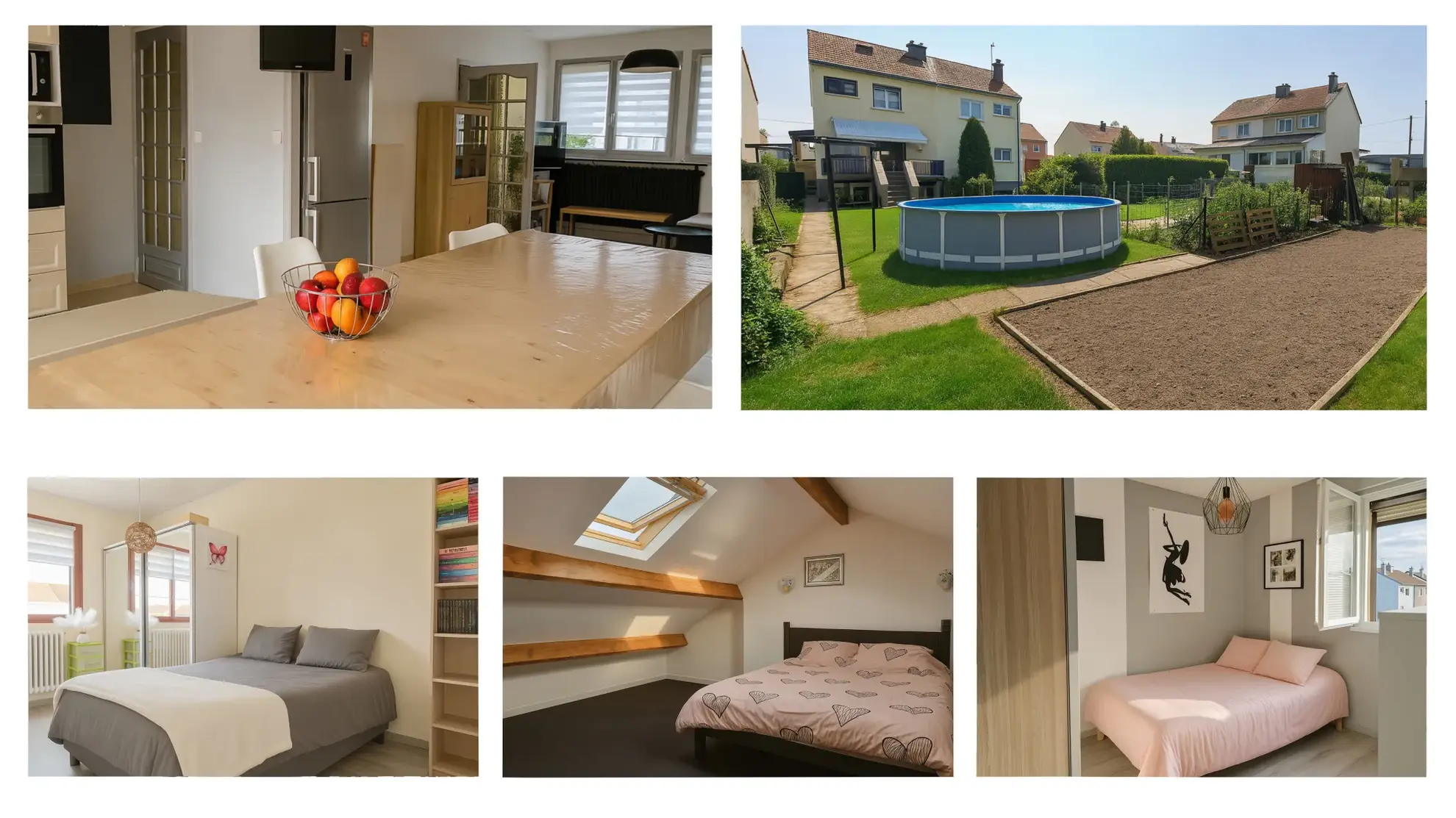 Maison familiale avec jardin, piscine et garage à Mexy - 120 m²
