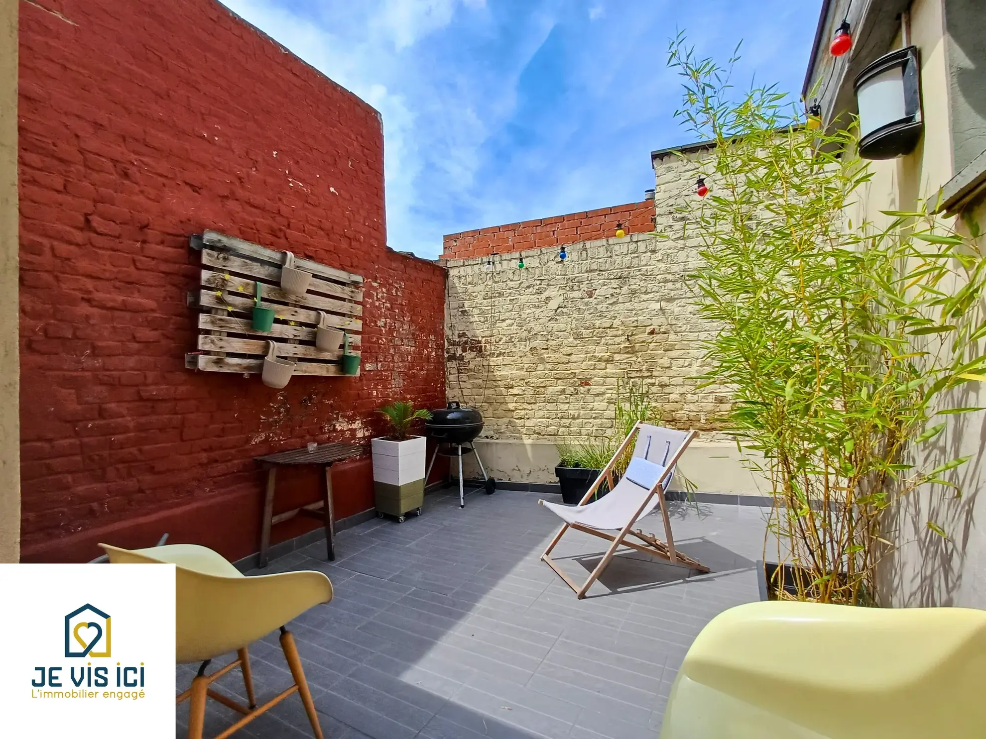 Maison 1930 avec jardin près d’Euratechnologies à Lille - 3 chambres, rénovée, 292 000 € 