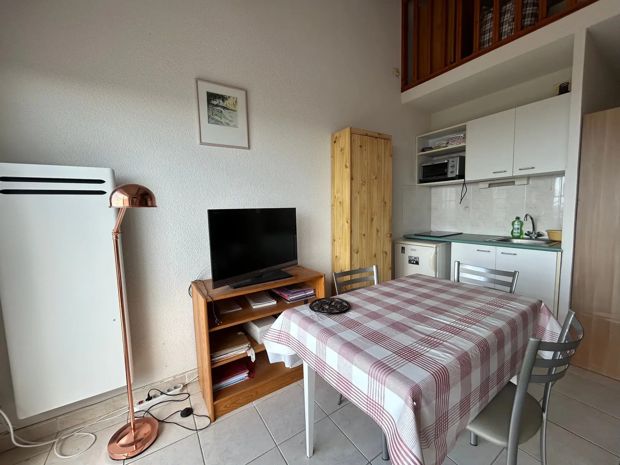 Appartement T2 bis avec terrasse, vue mer et garage à Frontignan plage 