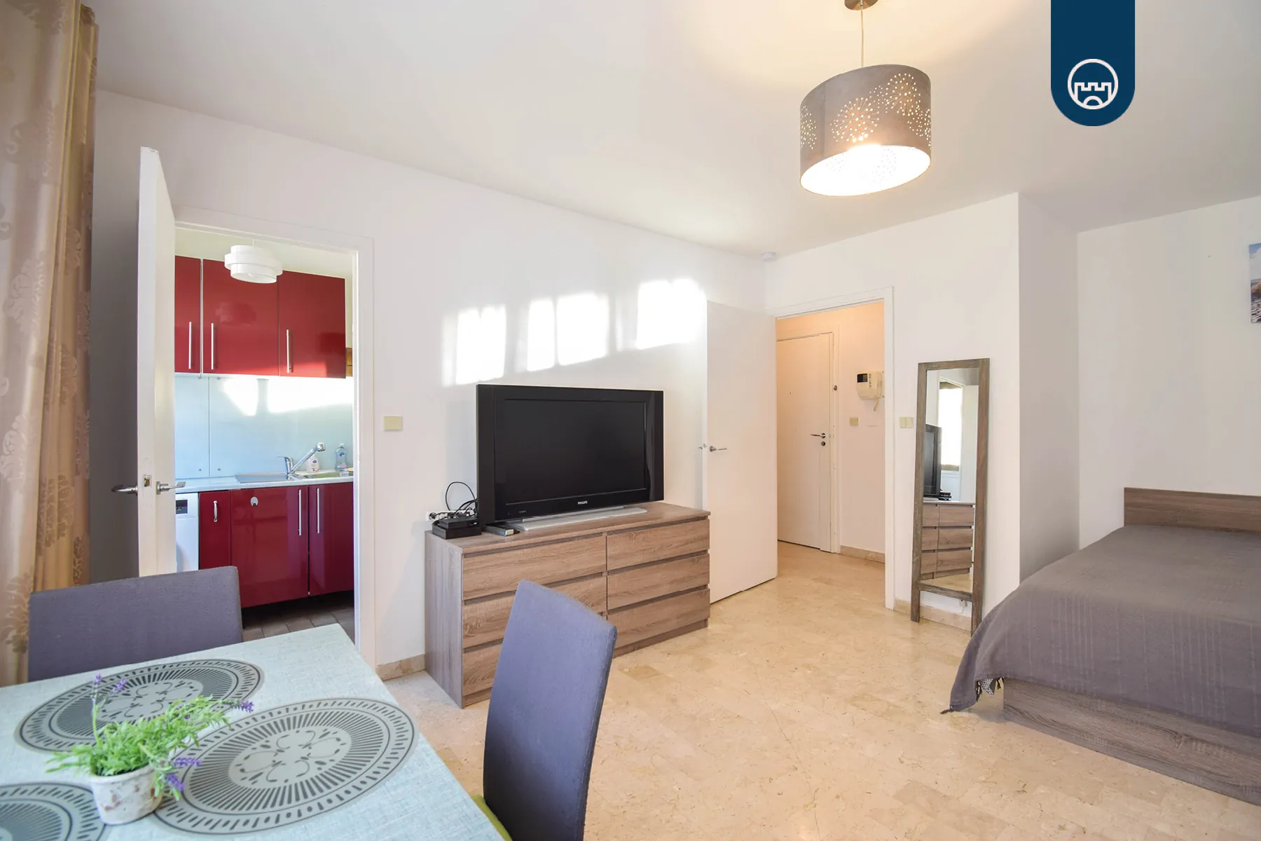 Studio de 30 m² à Nice Étoile, calme, proche tramway et mer 