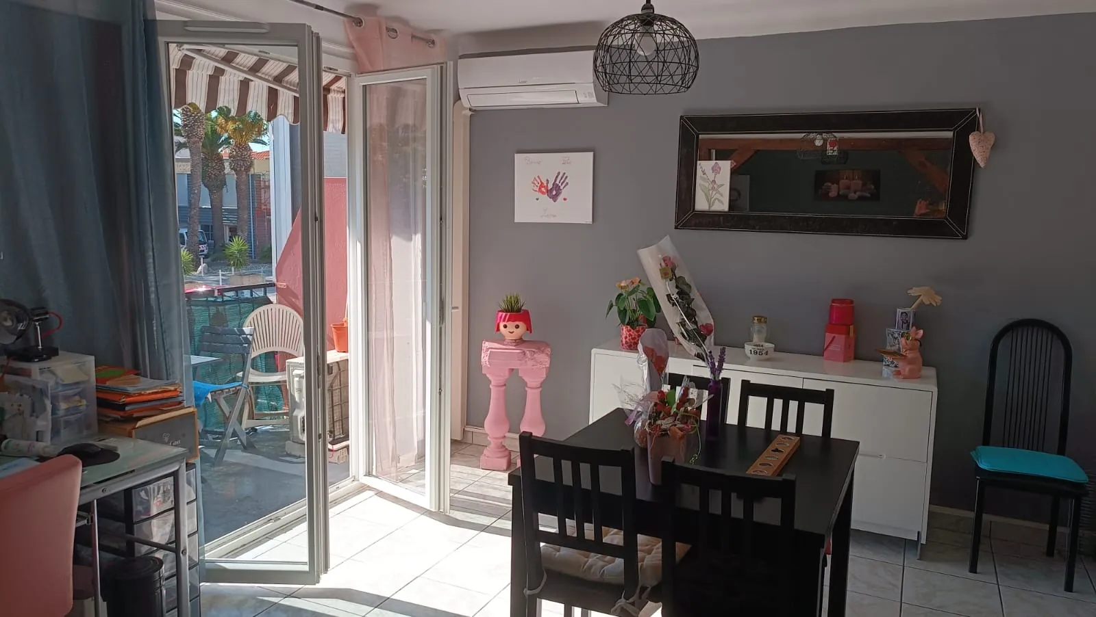 Appartement T4/5 à Perpignan avec terrasse, parking et cave 