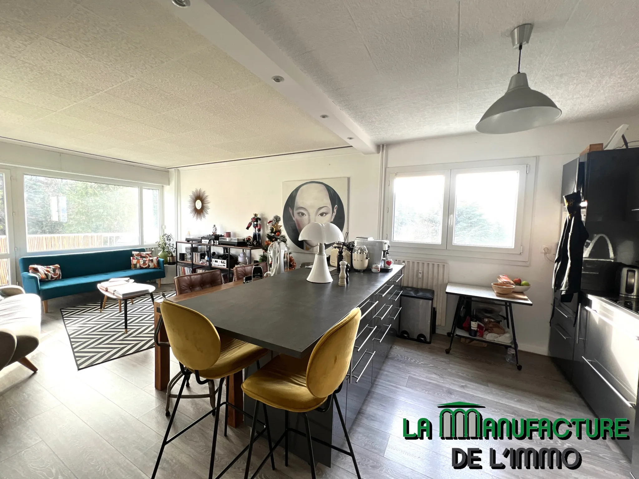 Appartement F3 avec balcon, cave et parking à Saint-Étienne