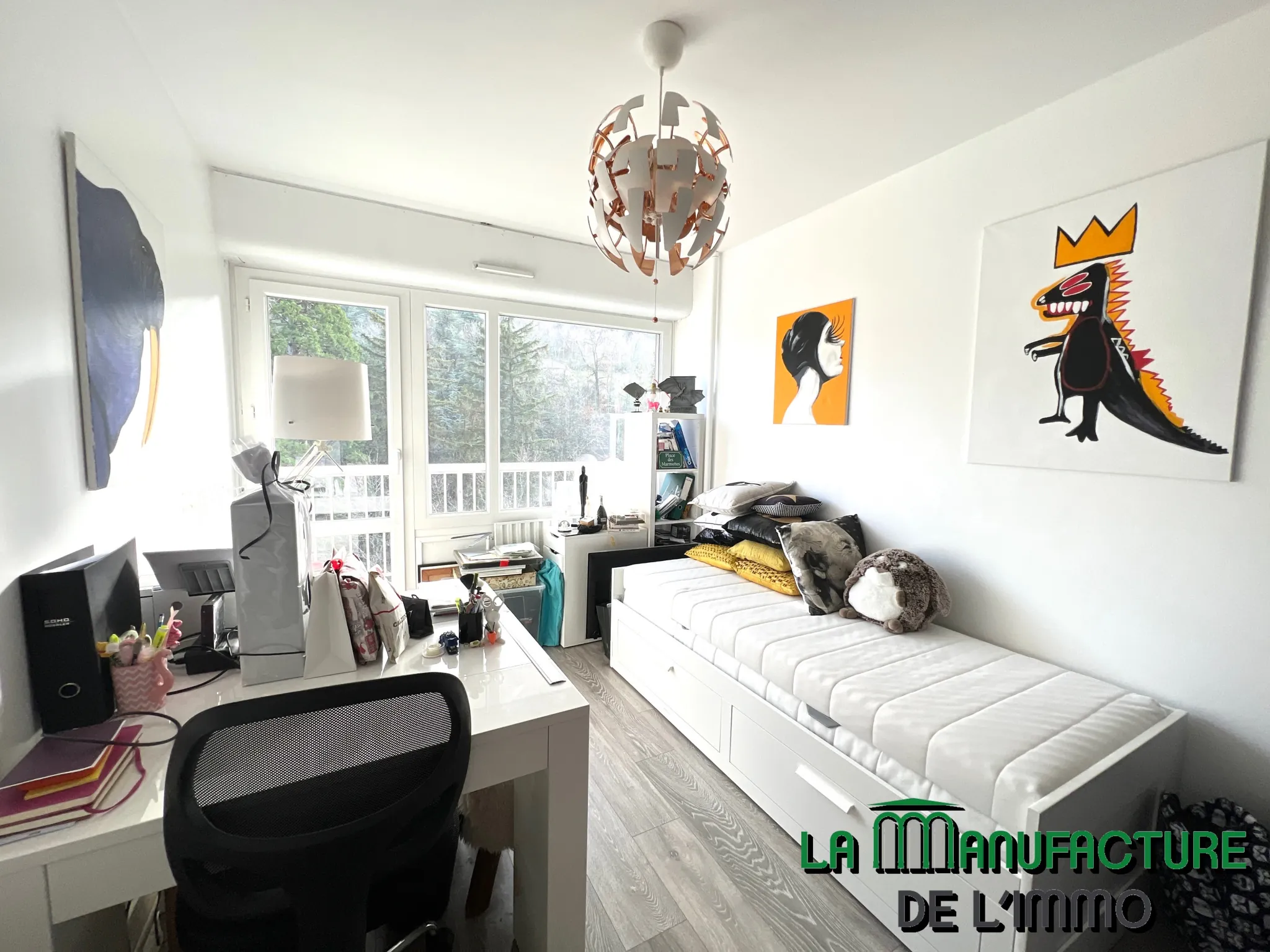 Appartement F3 avec balcon, cave et parking à Saint-Étienne 