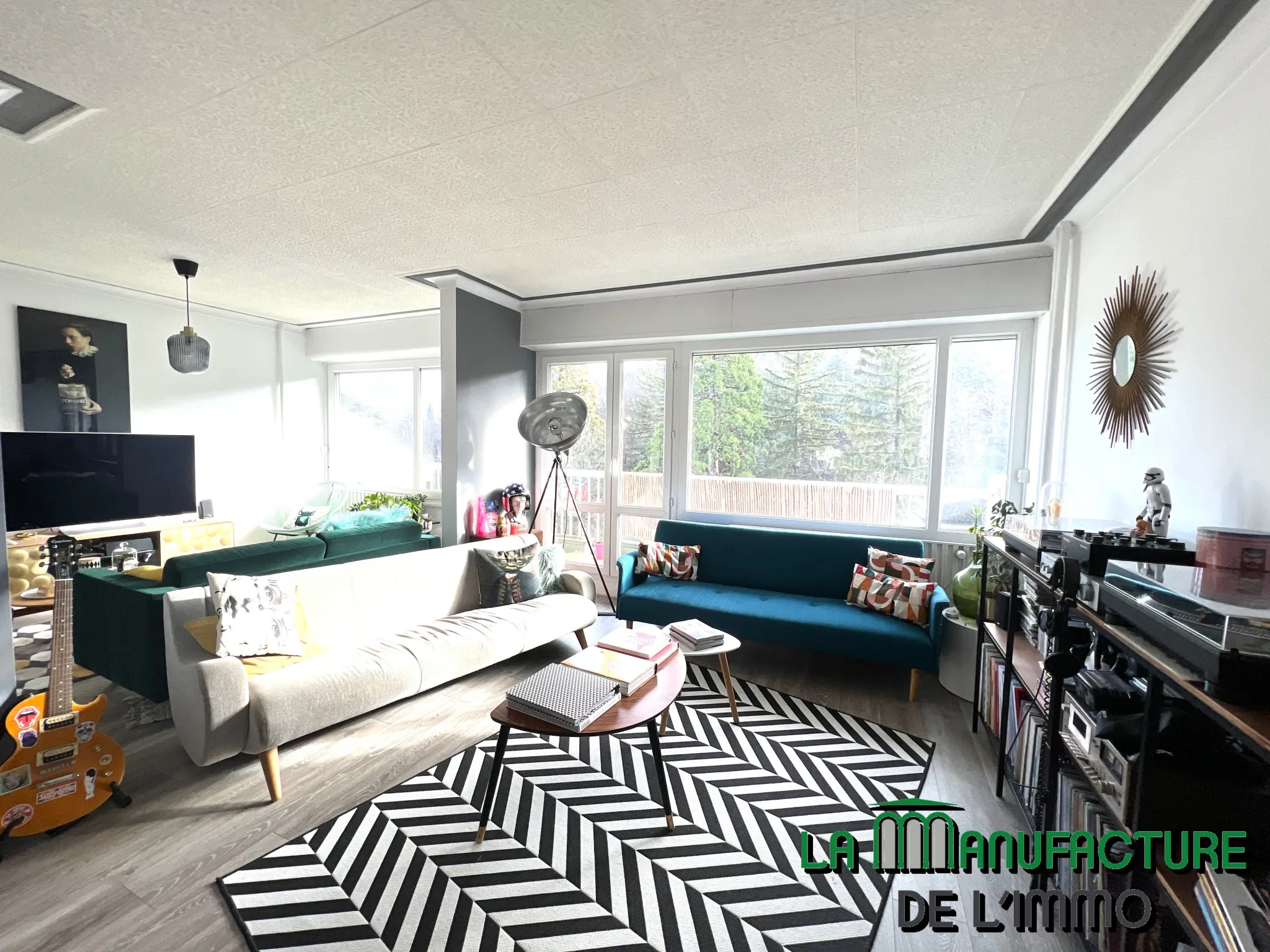 Appartement F3 avec balcon, cave et parking à Saint-Étienne 