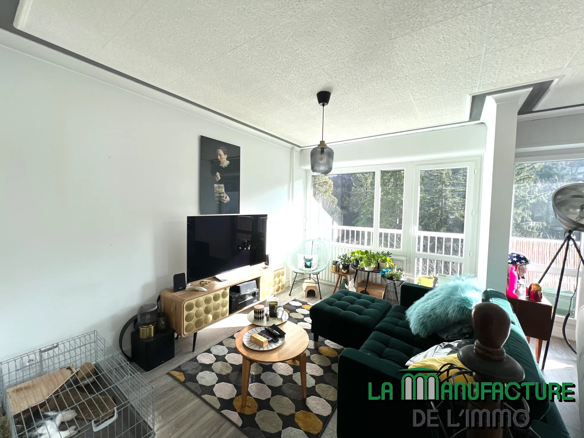 Appartement F3 avec balcon, cave et parking à Saint-Étienne 