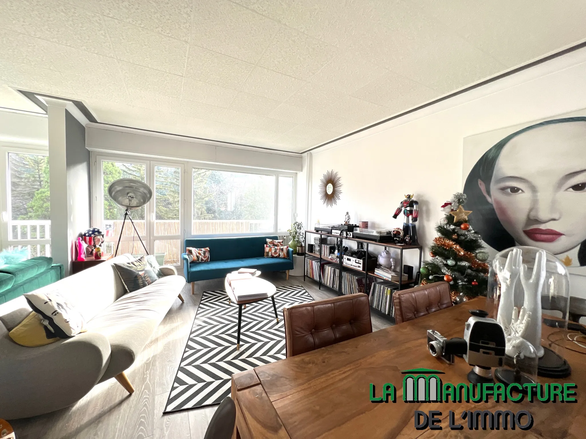 Appartement F3 avec balcon, cave et parking à Saint-Étienne 