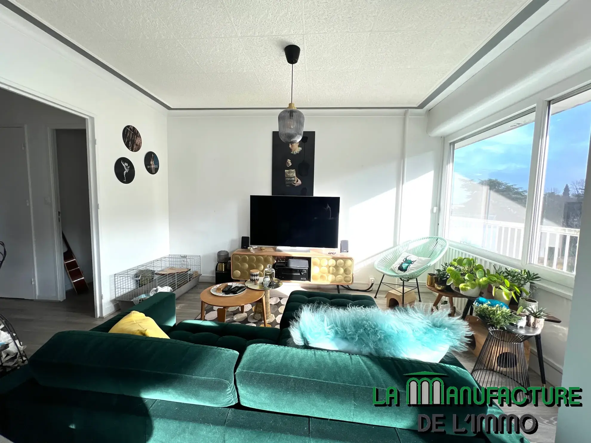 Appartement F3 avec balcon, cave et parking à Saint-Étienne 