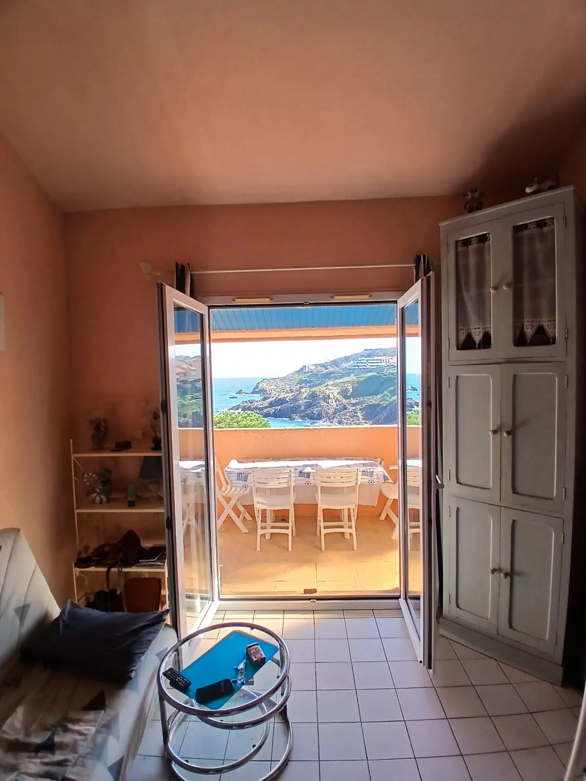 Appartement avec vue mer et parking à Collioure 