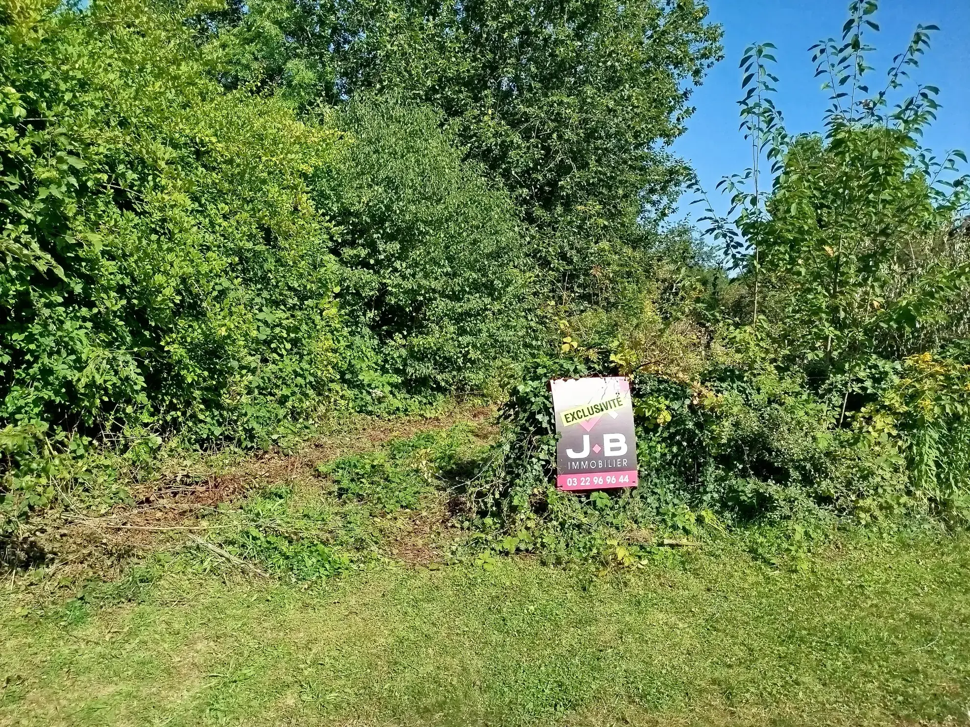 Terrain de loisir de 1800 m² à Berneuil, environnement naturel et calme