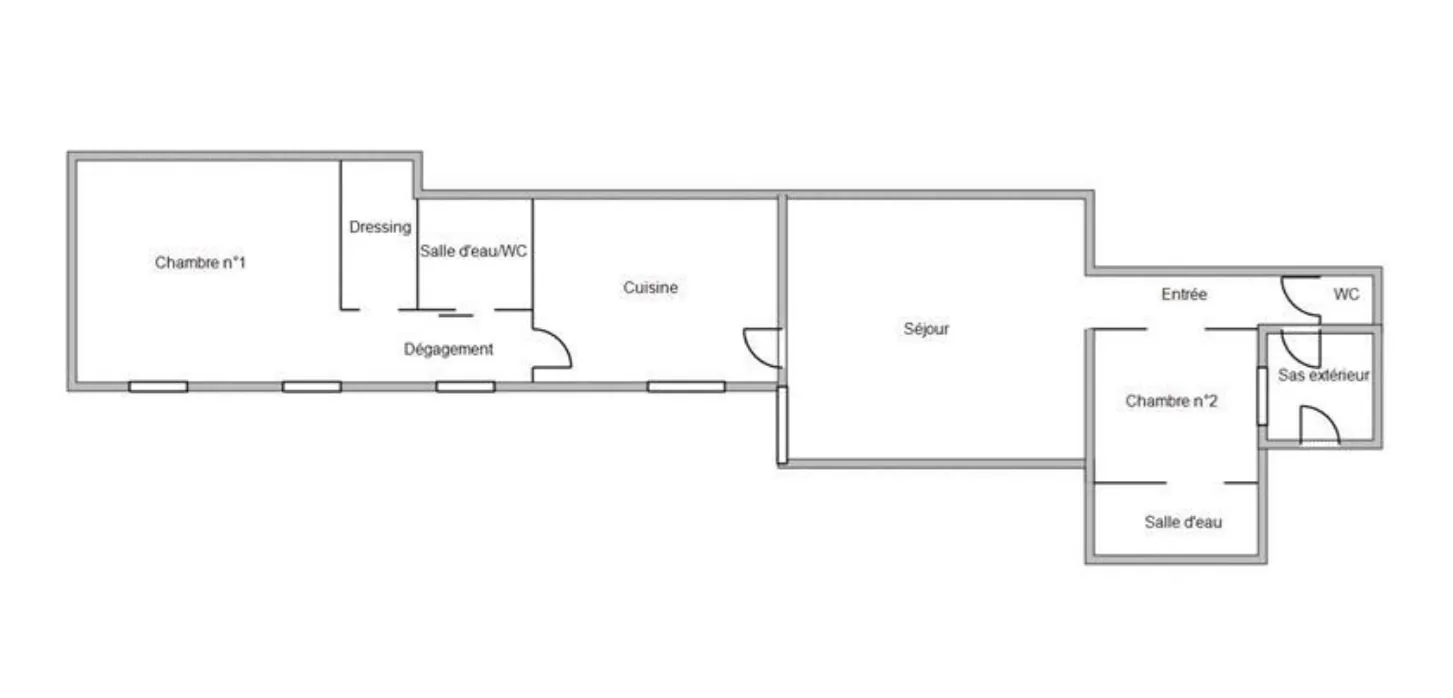 Vente appartement T3 de caractère dans le centre historique de Nîmes 