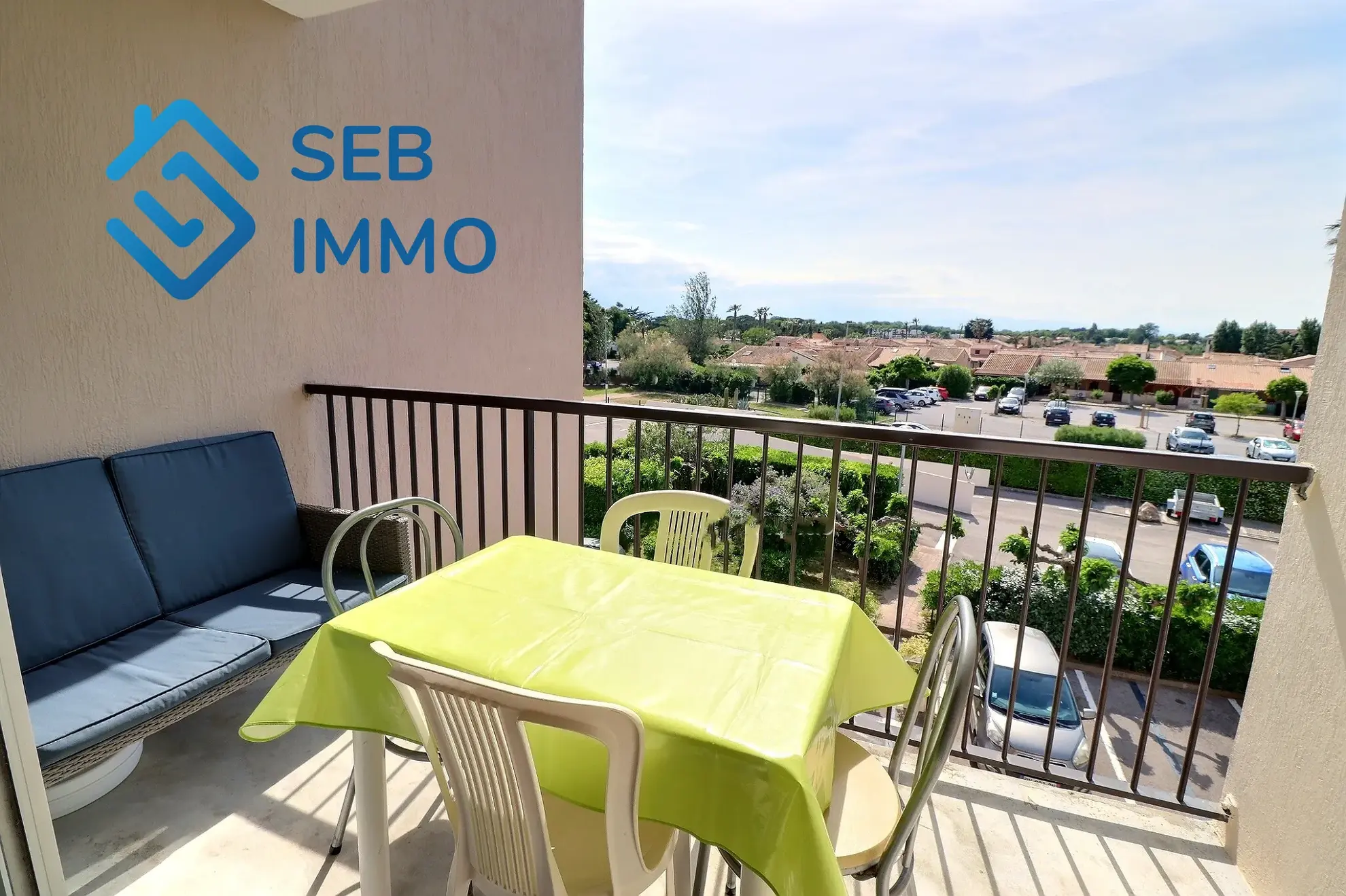 Appartement de prestige en front de mer à Saint Cyprien avec vue montagne 