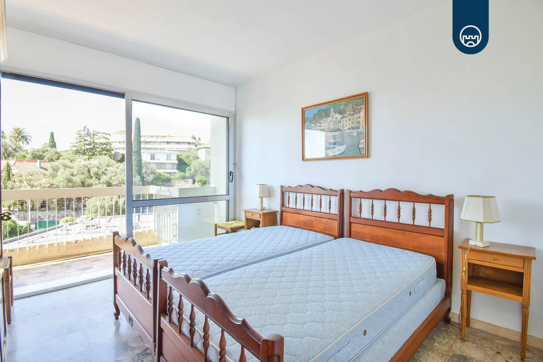 Appartement 2 pièces avec vue mer à Nice Lanterne - 46 m² dernier étage 