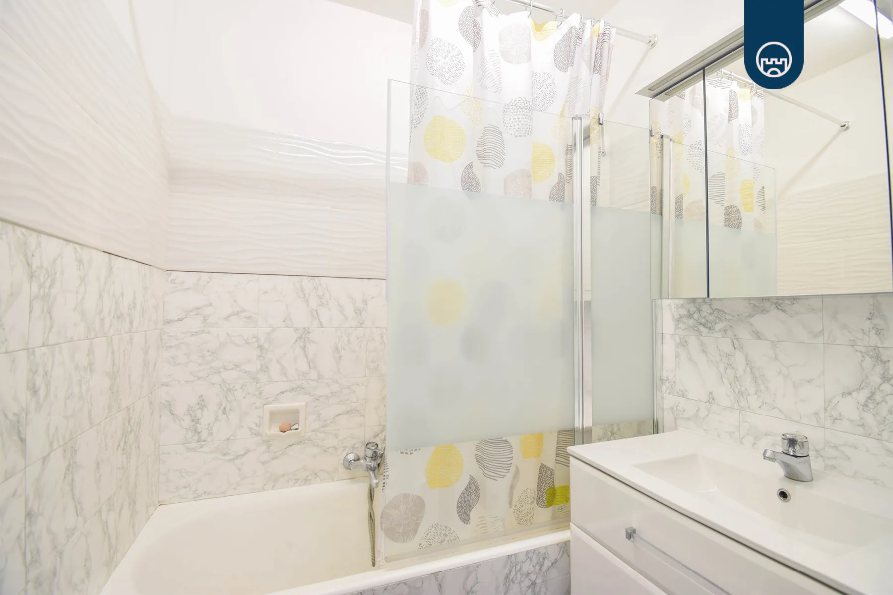 Appartement 2 pièces avec vue mer à Nice Lanterne - 46 m² dernier étage 