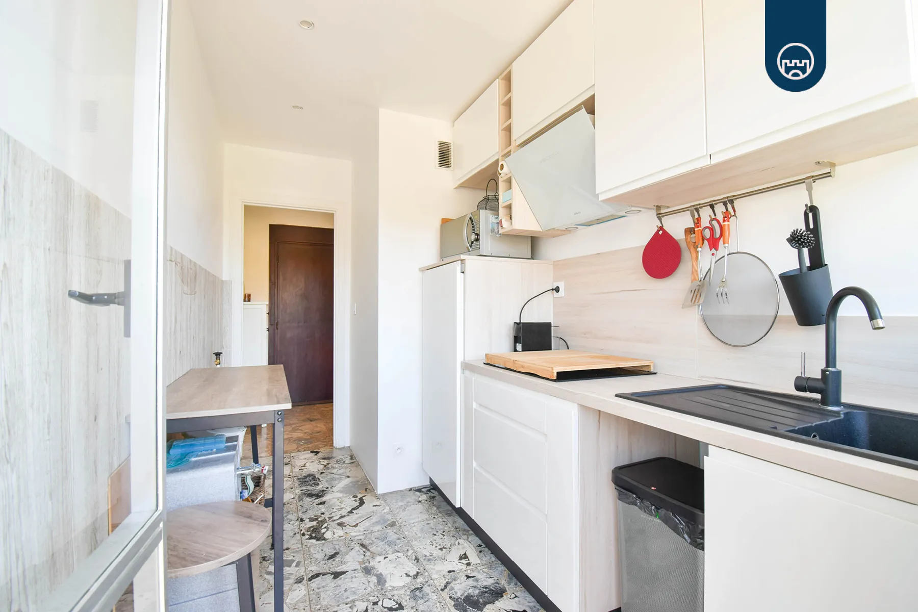 Appartement 2 pièces avec vue mer à Nice Lanterne - 46 m² dernier étage 