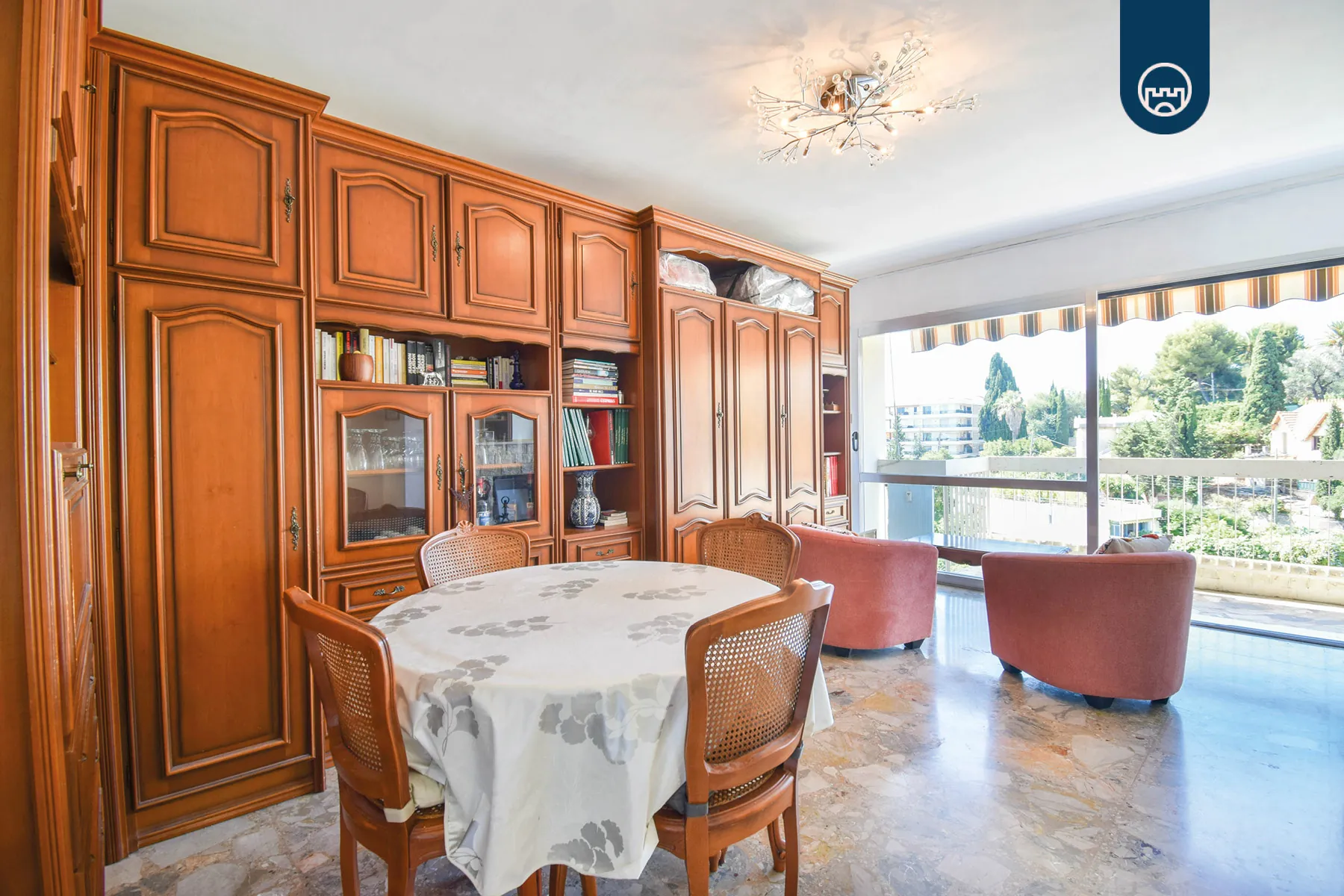 Appartement 2 pièces avec vue mer à Nice Lanterne - 46 m² dernier étage 