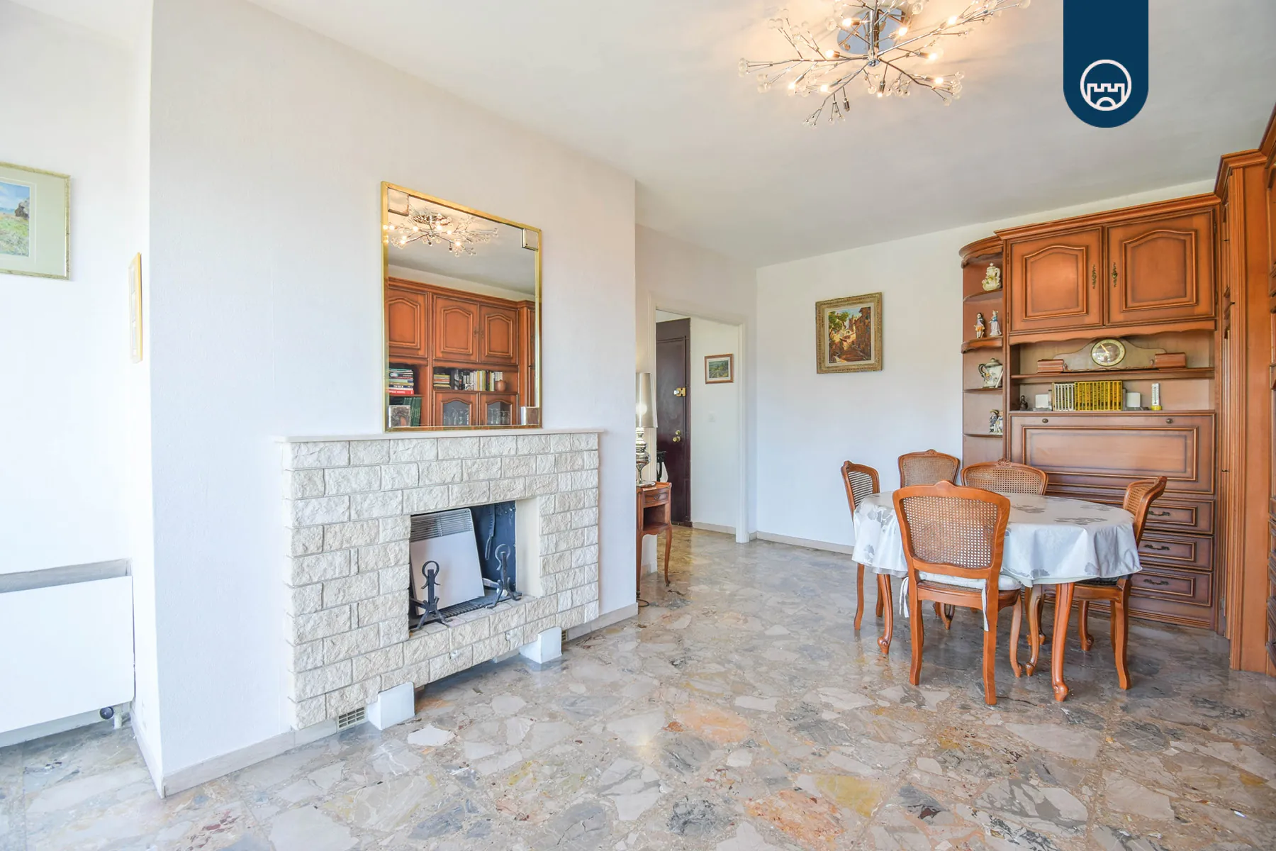 Appartement 2 pièces avec vue mer à Nice Lanterne - 46 m² dernier étage 