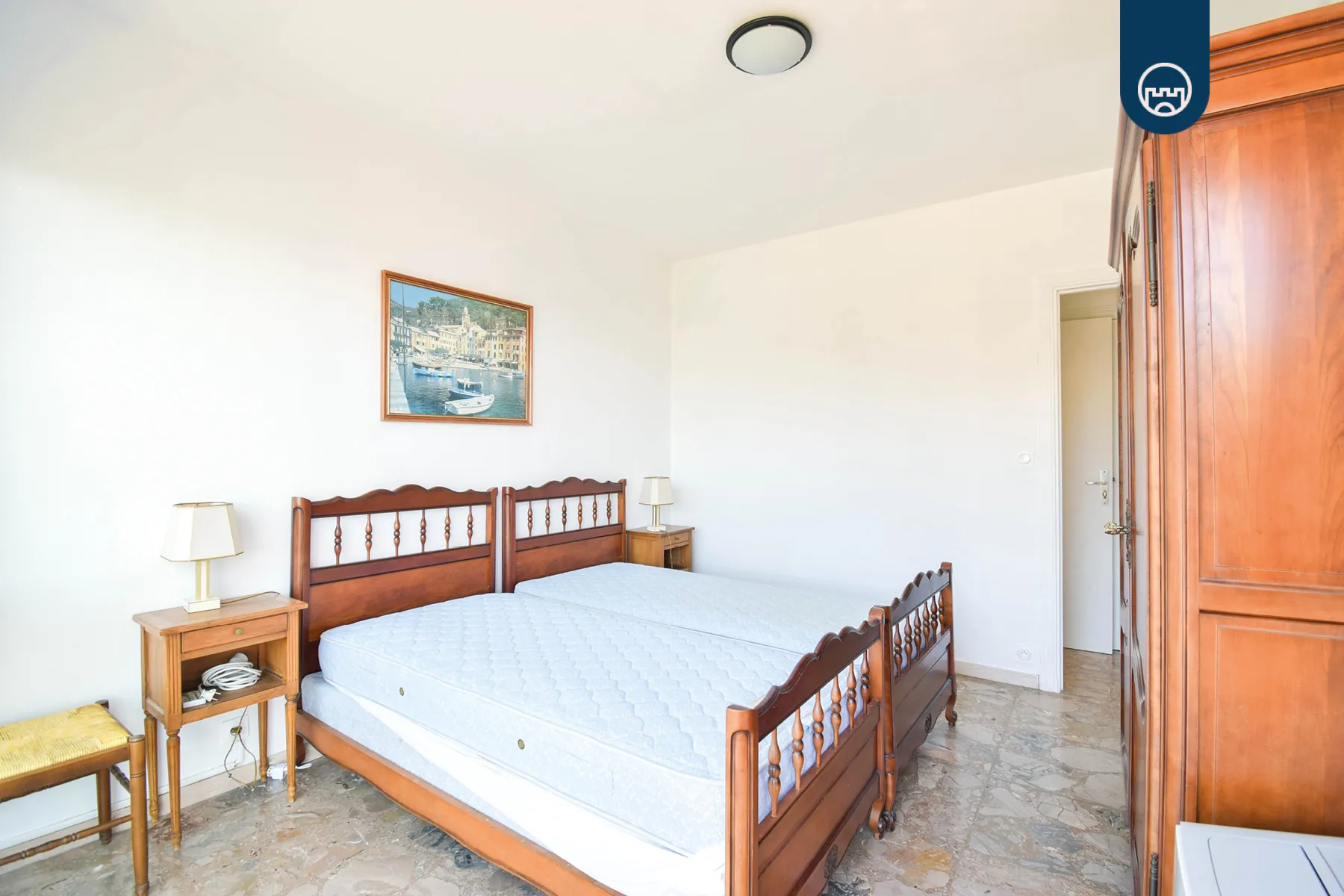 Appartement 2 pièces avec vue mer à Nice Lanterne - 46 m² dernier étage 