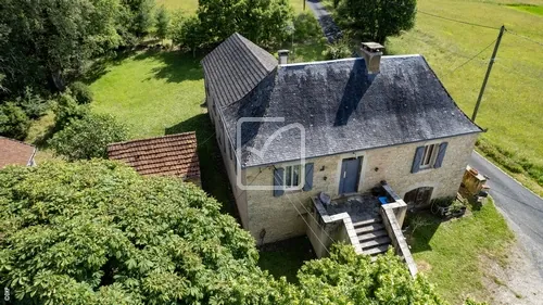 Ensemble immobilier en pierre avec terrain de 3,7ha en Bouriane, Lot 