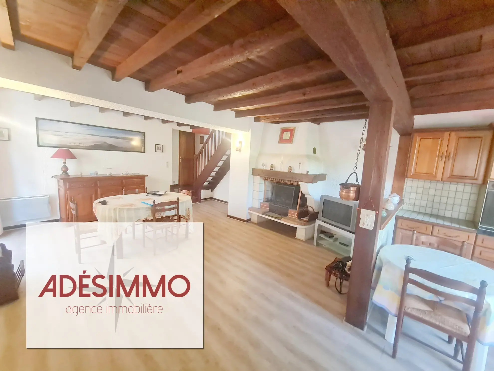 Maison de village avec garage à Estantens près de Muret - 93 m² 