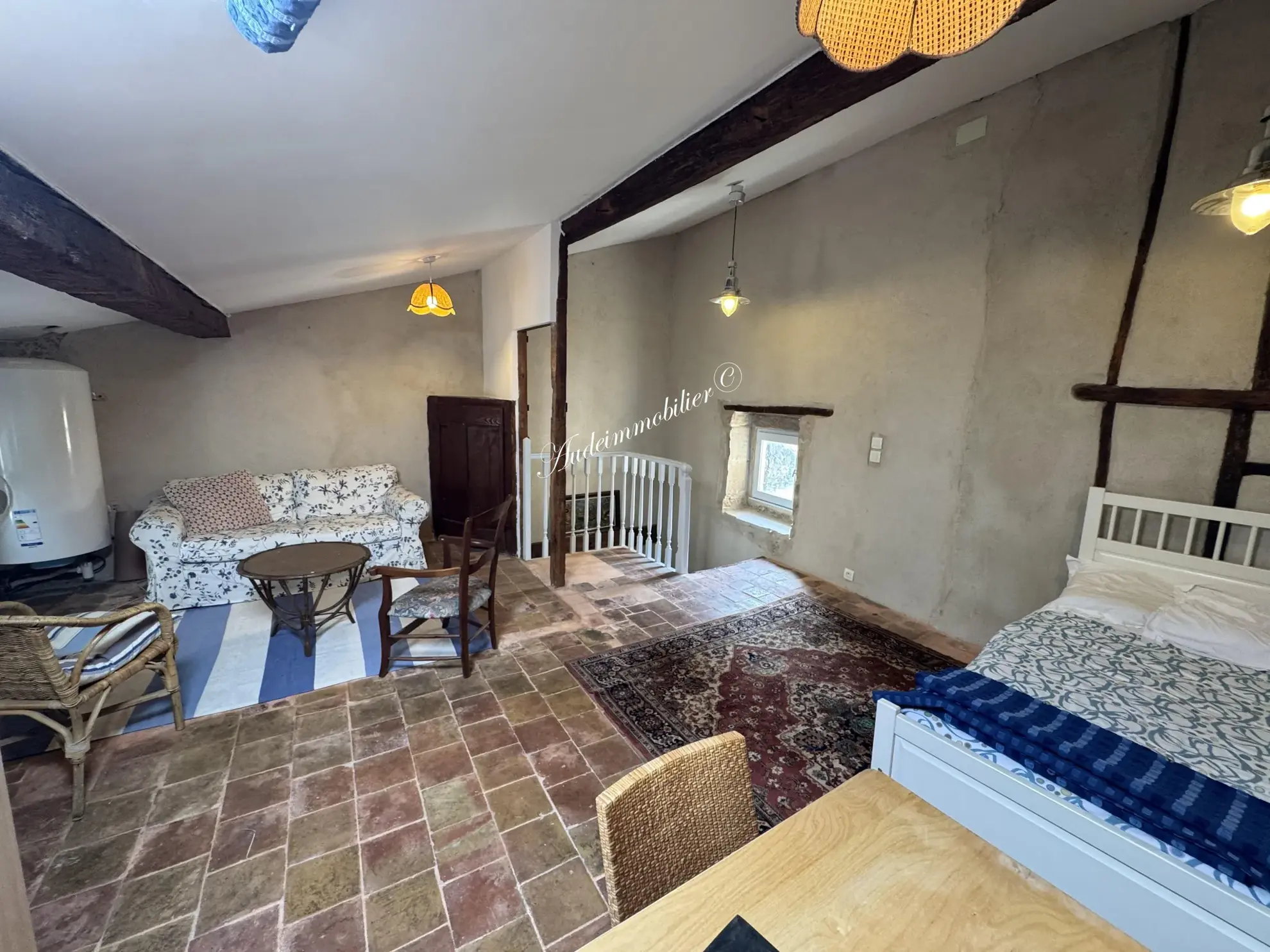 Maison en pierre avec terrasse et 3 chambres à Alet les Bains, Haute-Vallée de l'Aude 