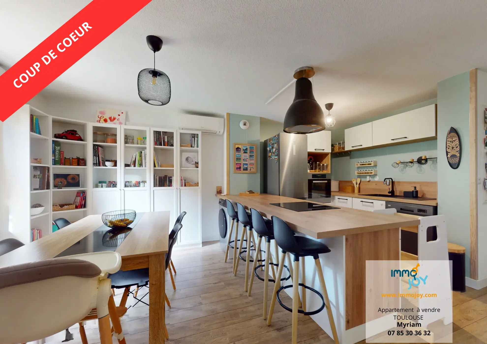 Appartement T3 rénové avec terrasse et parking sécurisé à Toulouse Quartier des Sables 