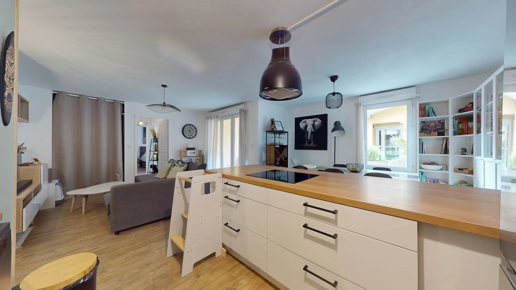 Appartement T3 rénové avec terrasse et parking sécurisé à Toulouse Quartier des Sables 