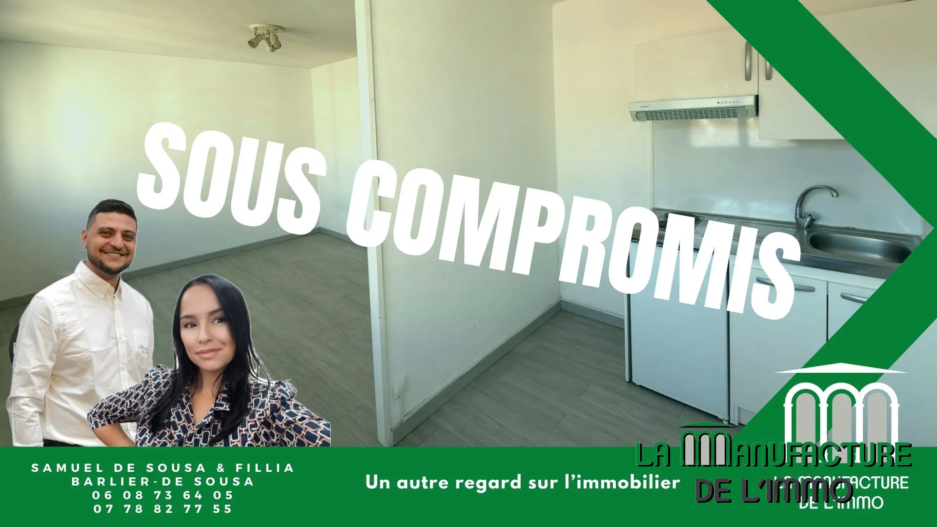 Appartement T1 de 29,34 m² à Saint-Étienne, idéal investisseur