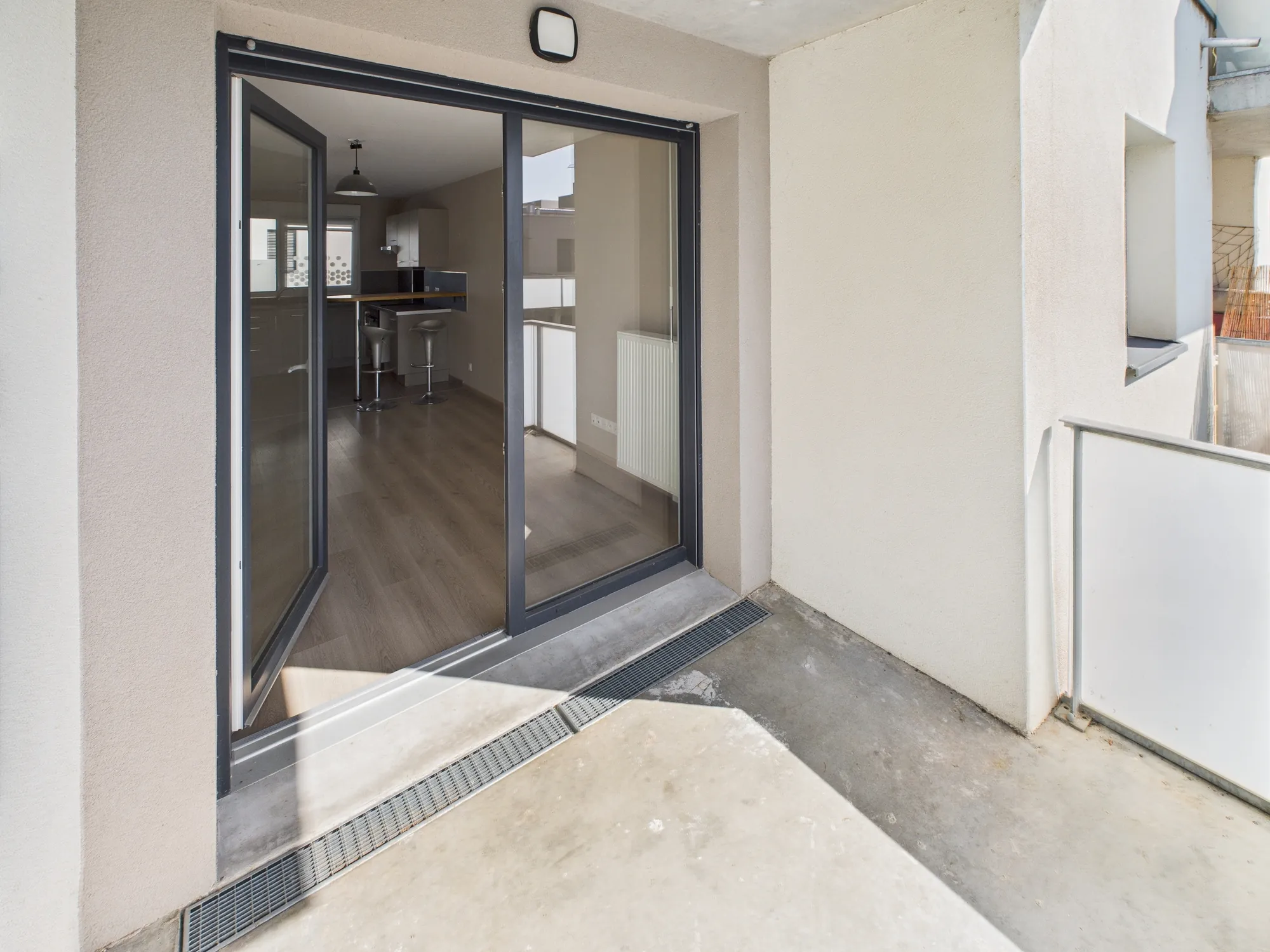 Appartement T2 à Saint-Louis de 44,65 m² avec parking sécurisé et balcon à proximité de Bâle 