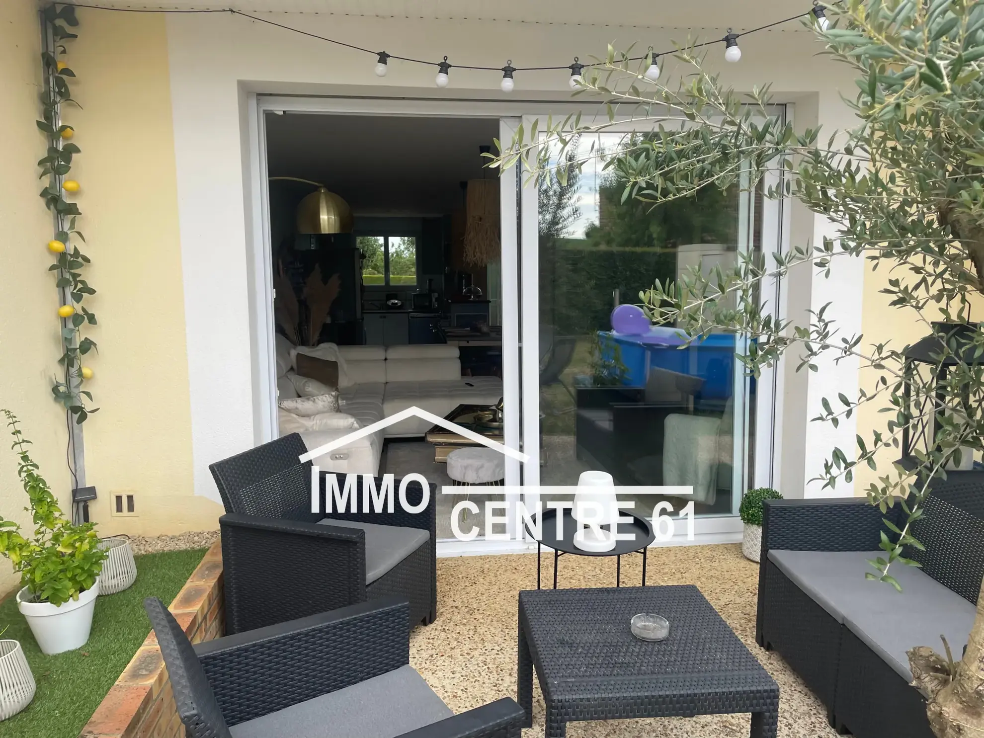 Ensemble immobilier locatif avec 2 pavillons F3 à vendre près d'Alençon 