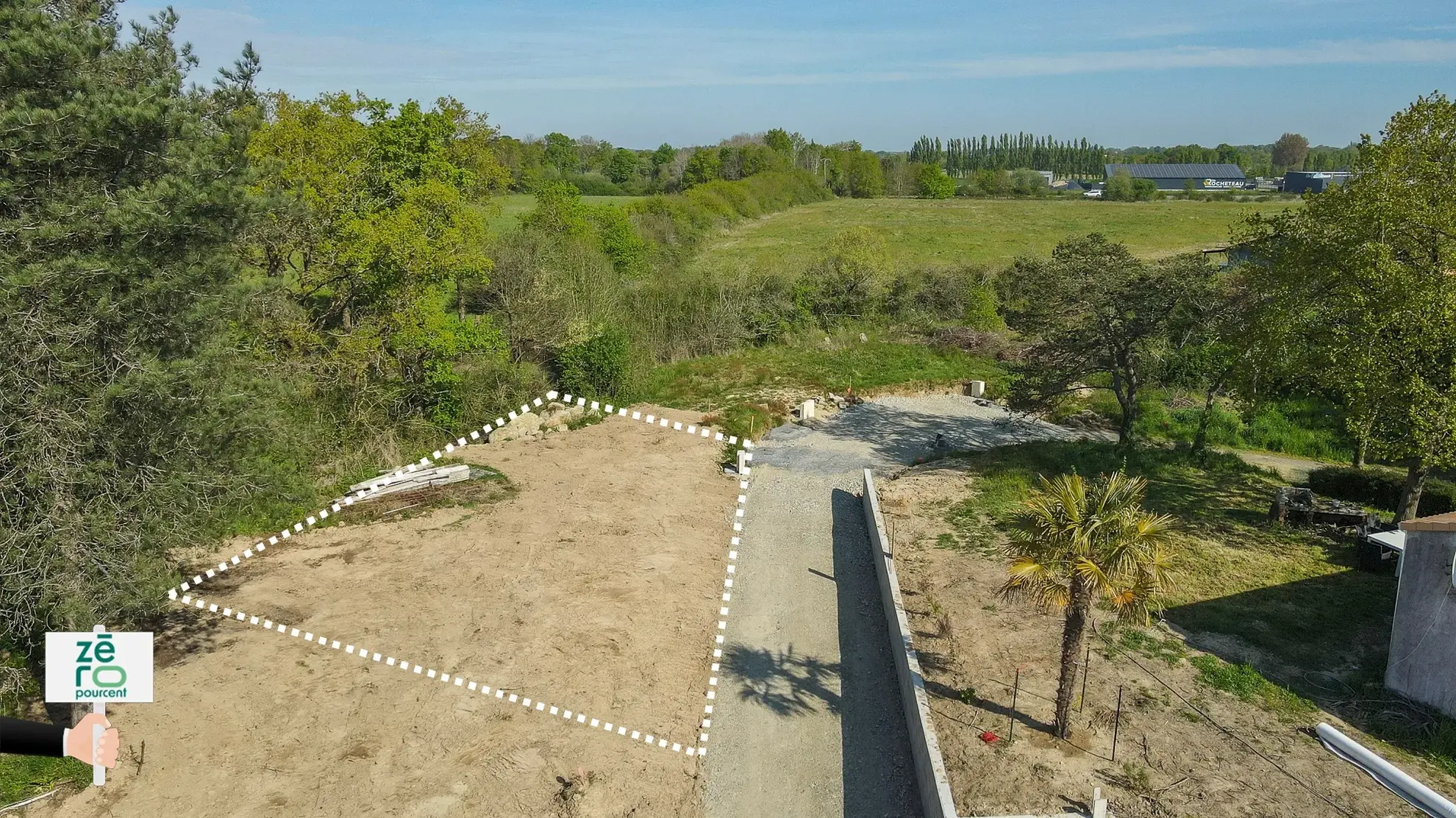 Terrain constructible de 538 m² à Légé, proche Nantes et La Roche-sur-Yon