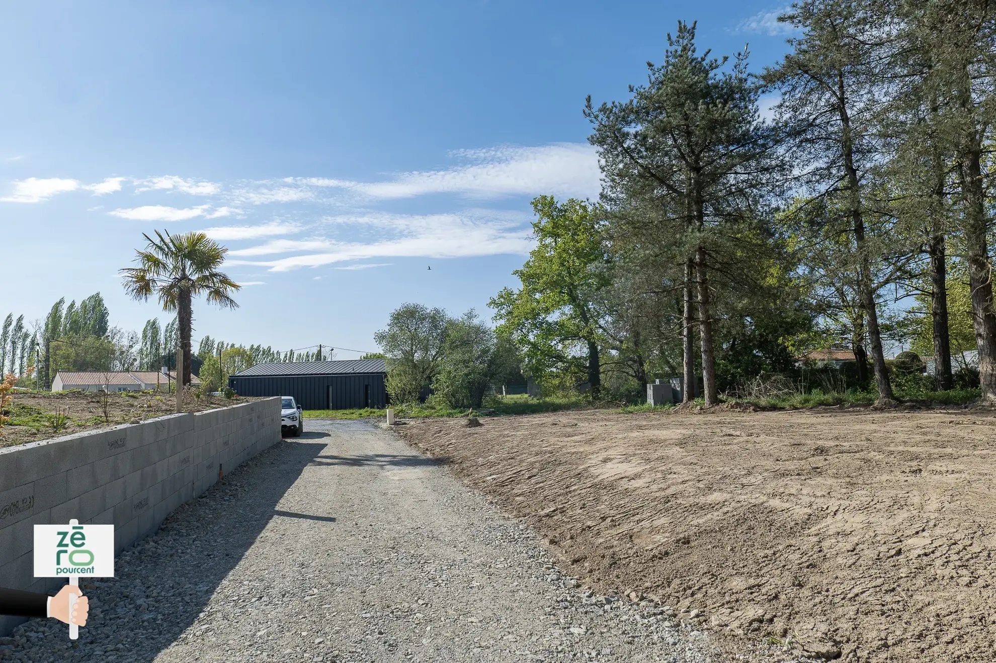 Terrain constructible de 538 m² à Légé, proche Nantes et La Roche-sur-Yon 