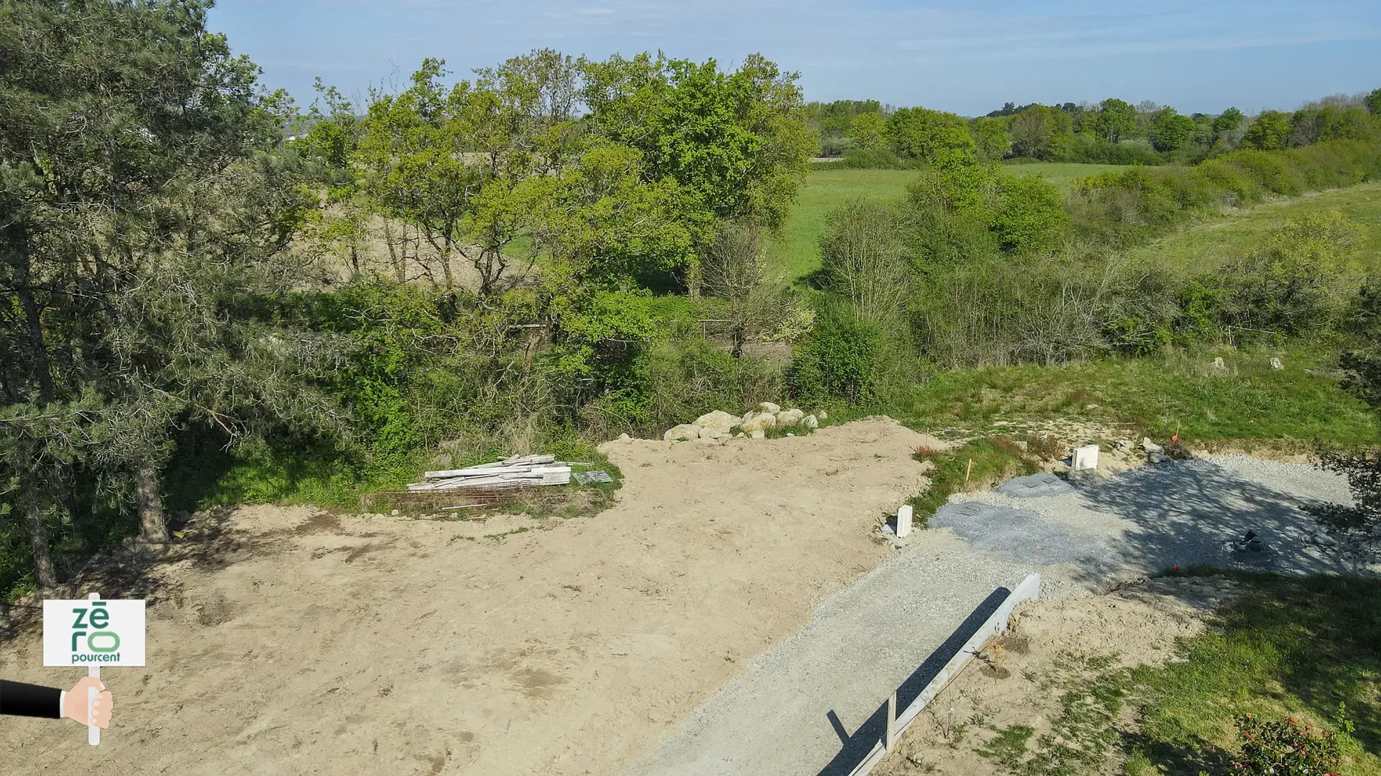 Terrain constructible de 538 m² à Légé, proche Nantes et La Roche-sur-Yon 