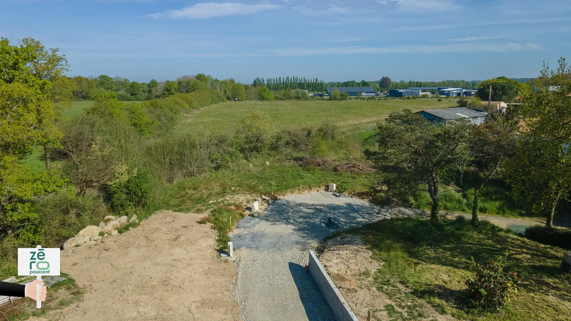 Terrain constructible de 538 m² à Légé, proche Nantes et La Roche-sur-Yon 